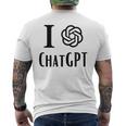 チャット Gpt が大好きです メンズTシャツ バックプリント