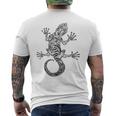 ニュージーランドの部族マオリタトゥーシンボル メンズTシャツ バックプリント
