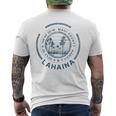 ハワイ ラハイナ マウイ レトロ ハワイアン メンズTシャツ バックプリント