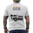 バック・トゥ・ザ・フューチャー Outatime ナンバープレート 長袖tシャツ メンズTシャツ バックプリント
