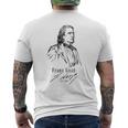 フランツ・リスト、クラシック音楽 ピアノ-Franz Liszt Classical Music-Piano メンズTシャツ バックプリント