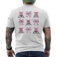フリーメイソン フリーメイソン フリーメイソン ガール コケット リボン ピンク ママ メンズTシャツ バックプリント