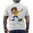 ブラジル国旗 Braziloccer Flag ブラジル代表サッカー メンズTシャツ バックプリント