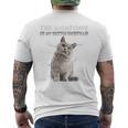 ブリティッシュショートヘアの猫t メンズTシャツ バックプリント