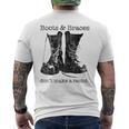 ブーツ&ブレースシャツ 反人種族のスキン スキンヘッド メンズTシャツ バックプリント