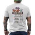 ホラー映画 教師 ユーモア 学校 映画 パロディ トップ5 長袖tシャツ メンズTシャツ バックプリント