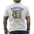ポジターノ イタリア アマルフィ海岸 レトロ レモン 夏 バイブ グラフィック メンズTシャツ バックプリント