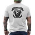ミスカトニック大学 Arkam 1691 クトゥルフ メンズTシャツ バックプリント