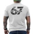 ミーム-67 シックスセブン メンズTシャツ バックプリント