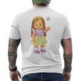 メルちゃんのおともだち ネオりん Bigプリント メンズTシャツ バックプリント