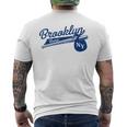 レトロ ブルックリン バムス ニューヨーク 野球 エベッツ フィールド メンズTシャツ バックプリント