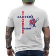 レトロ ホテル カーターズ ストロベリー リゾート カリフォルニア メンズTシャツ バックプリント