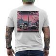 ヴィンテージ Jdm 日本伝説 ドリフト レースカー 東京 背面 メンズTシャツ バックプリント