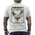ヴィンテージ フローラル ピノイ アドボ メンズTシャツ バックプリント