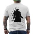 吸血鬼古典ホラー映画吸血サイレント映画ampireilent Film Classic Horror Movie メンズTシャツ バックプリント