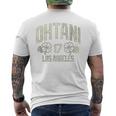 大谷翔平 ロサンゼルス 野球 セントパトリックのクローバー メンズTシャツ バックプリント