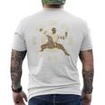 太極拳 太極拳 中華武道 メンズTシャツ バックプリント