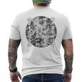 川中島合戦 頼山陽 漢詩 竜虎激突 上杉謙信 武田信玄 メンズTシャツ バックプリント