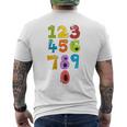 数字の日に数字が付いたキッズトップス キッズ ボーイズ メンズTシャツ バックプリント