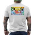 日本 大漁旗 今日はおめでたい メンズTシャツ バックプリント