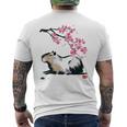 日本のカピバラ・桜美的カピバラ メンズTシャツ バックプリント