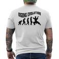 気功、武術、気功、瞑想、太極拳、気功 メンズTシャツ バックプリント