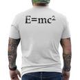 物理相対性理論e Mc2方程式の式 EMc2 メンズTシャツ バックプリント