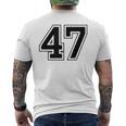 番号47 メンズTシャツ バックプリント