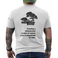 盆栽 松 園芸 庭いじり オーガニック 伝統 わびとさび 庭師 渋かっこいい 長袖tシャツ メンズTシャツ バックプリント