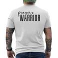 祈りの戦士 キリスト教 信仰 イエス 聖書 シャツ メンズTシャツ バックプリント
