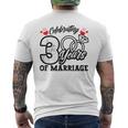 結婚3周年記念マッチング・ギフト メンズTシャツ バックプリント