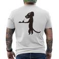 詩とメルヘン 東君平 インド洋の犬 メンズTシャツ バックプリント