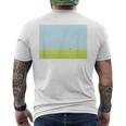 詩とメルヘン 葉祥明 タンポポ畑 メンズTシャツ バックプリント