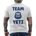 野獣のイエティ 忌まわしい雪だるまのユーモア 私はイエティが大好き Team Yeti メンズTシャツ バックプリント