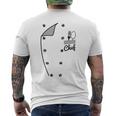 面白いシェフコスチュームジャケット。フェイク料理人のユニフォーム。楽しいギフト。 メンズTシャツ バックプリント