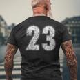 23 ジャージ ナンバー23 ユニフォーム 大ファン好きな選手 メンズTシャツ バックプリント 高齢者への贈り物