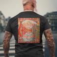43神曼荼羅 仏教 スピリチュアル タンカ 芸術 仏教 メンズTシャツ バックプリント 高齢者への贈り物