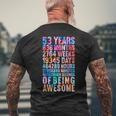 53歳の誕生日の面白いシャツ オールドメーター 面白い53歳ギフト メンズTシャツ バックプリント 高齢者への贈り物