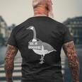 Be A Goose 長袖tシャツ メンズTシャツ バックプリント 高齢者への贈り物