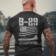 B-29Uperfortress Bomber Airplane Pilot World War Ii メンズTシャツ バックプリント 高齢者への贈り物