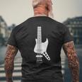 I Bass Guitar メンズTシャツ バックプリント 高齢者への贈り物