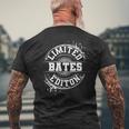 Bates 面白い 苗字 ファミリーツリー 誕生日 同窓会 ギフトアイデア 長袖tシャツ メンズTシャツ バックプリント 高齢者への贈り物