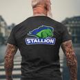 Bdsm ポニープレイスタリオンウェア 人間のペットプレイ フェティッシュ プライド メンズTシャツ バックプリント 高齢者への贈り物
