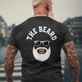 The Beard 白髭 サングラス スカル風 メンズ バーバー スタイル アイコン メンズTシャツ バックプリント 高齢者への贈り物