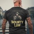 Bounty Law レトロ リック・ダルトン メンズTシャツ バックプリント 高齢者への贈り物