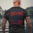 Boxing 伝説のボクサー 最大の戦い チャンピオンシップ ボクシング メンズTシャツ バックプリント 高齢者への贈り物