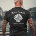 Buen Caminohell カミノデサンティアゴ巡礼ザ・ウェイ メンズTシャツ バックプリント 高齢者への贈り物