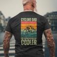Ciclismo Per Papà Uomini Ciclismo Motociclisti Bicicletta Rider T-shirt da uomo con stampa posteriore Regalos para ancianos
