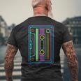 Cinta De Cassette – 80S 90S Music – Retrointage Disco Party Camiseta Hombre Estampado Espalda Regalos para ancianos