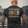 Classic 1965 Original 60 Year Old 60Th Birthday メンズTシャツ バックプリント 高齢者への贈り物